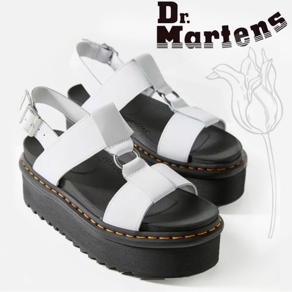 NWT Dr. Martens × FRANCIS LEATHER STRAP SANDALS, Sz 7 - Picture 6 of 10